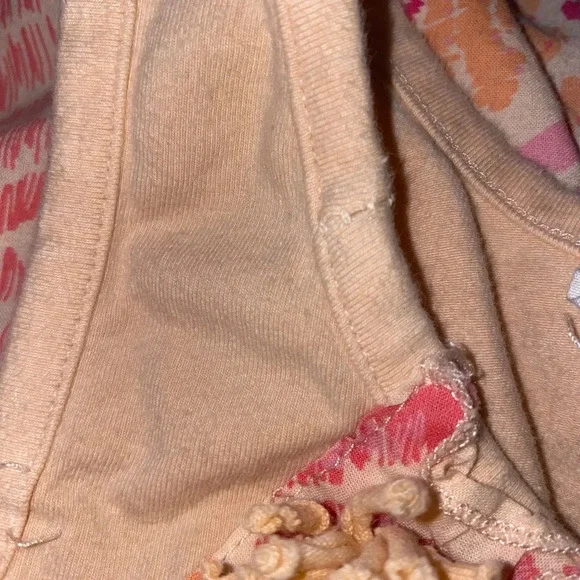 Naartjie girls orange floral tunic sleeveless dress Sz XXL 8 - Picture 4 of 4